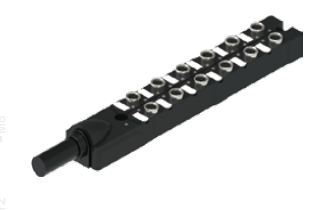 M 8-12スプリットスプリットボックス-単信号-直出線式