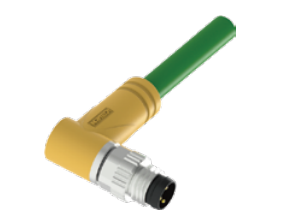 M 8-A-CODE-コーナーニードル-プレキャストコネクタ-防振後退止め-4 PIN