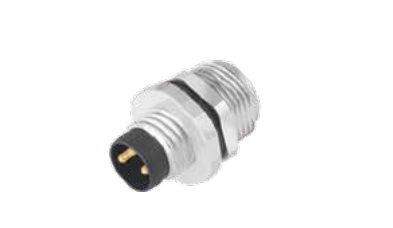 M 8-口金-フランジ式-コネクタ-後付け-溶接式-3/4/5/6/8 PIN