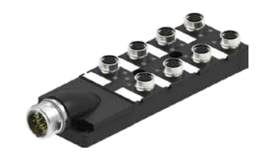 M 12 8スプリットスプリットボックス単信号レベルM 23ソケット式