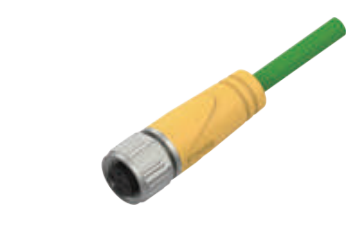 M 12 D-CODE口金-プレキャストコネクタ-防振後退防止-ProfiNet-4 PIN