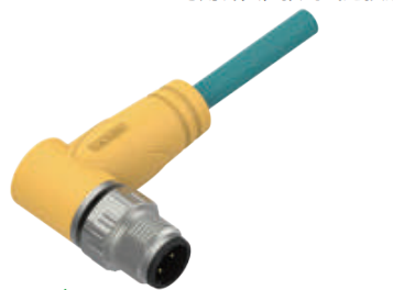 M 12 D-CODEコーナーニードル-プレキャストコネクタ-防振後退止め-4 PIN