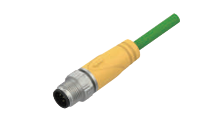 M 12 D-CODE針-プレキャストコネクタ-防振後退防止-ProfiNet-4 PIN