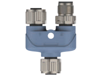 M 12 DeviceNet Y型分岐器-防振後退防止