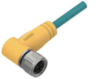 M 12 X-CODEコーナータップ-プレキャストコネクタ-防振後退止め-Cat 6-8 PIN