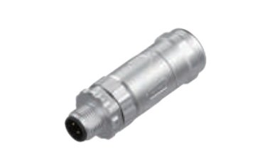 M 12ピン-現場配線可能コネクタ-全金属ケース-8 PIN