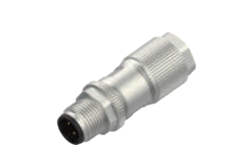 M 12針−現場結線可能コネクタ−圧着接続−産業用イーサネット−4 PIN