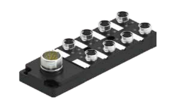 M 12-8スプリットスプリットボックス-単信号-垂直M 23ソケット式