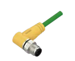 M 12-A-CODE-コーナーニードル-プレキャストコネクタ-防振後退止め-8 PIN