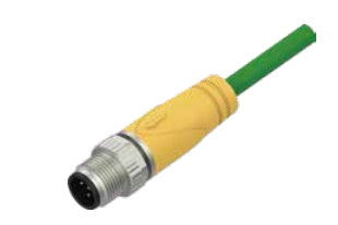 M 12-A-CODE-ピン-プレキャストコネクタ-防振後退防止-Cat 6-8 PIN