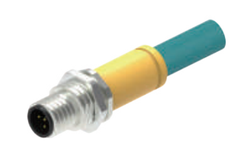 M 12フランジA-CODEニードル-後付け-プレキャスト-EthernetIP-8 PIN