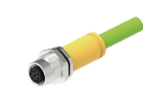 M 12フランジ-A-CODE-口金-後取付-プレキャスト-8 PIN