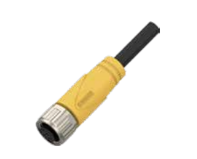 M 12-口金-プレキャストコネクタ-防振後退防止-4/5 PIN