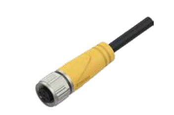 M 12-口金-プレキャストコネクタ-防振後退防止-シールド-12 PIN