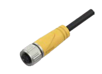 M 12-口金-プレキャストコネクタ-防振後退防止-シールド-6/6 B/8 PIN