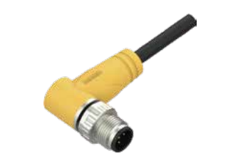 M 12-コーナーニードル-プレキャストコネクタ-防振後退防止-シールド-4/5 PIN