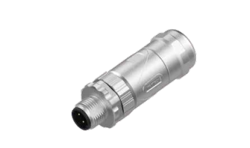 M 12-針-現場結線可能式-コネクタ-全金属ケース-5 PIN