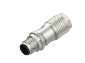 M 12-ニードル-フィールド結線可能コネクタ-圧着接続-産業用イーサネット-4 PIN