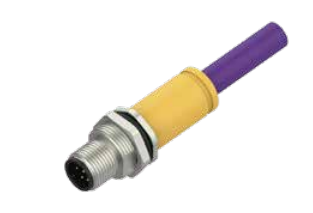 M 12-針-プレキャストフランジコネクタ-後付け