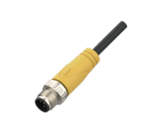 M 12-針-プレキャストコネクタ-防振後退防止-3/4 PIN