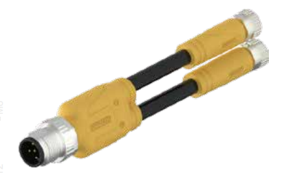 M 12回転M 8-Y型分岐器-二分払出線式-防振止退-3/4 Pin