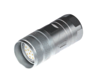 M 23雌ねじ-孔座-全金属コネクタ19 pin