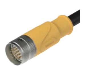 M 23雌ねじ-針-プレキャストコネクタ12.7/12.9 PIN