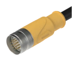 M 23雌ねじ-針-プレキャストコネクタ12.11/12 PIN