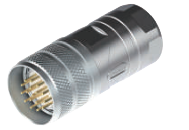 M 23雌ねじ-針座-全金属コネクタ12/17 pin