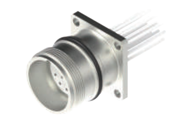 M 23雄ねじ-口金-フランジコネクタ-前取付-RS 19.8-散線式17 PIN