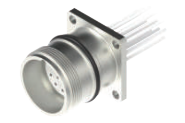 M 23雄ねじ-口金-フランジコネクタ-前取付-RS 19.8-散線式19 PIN