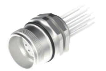 M 23雄ねじ-口金-フランジコネクタ-前取付-散線式12.11/12 PIN