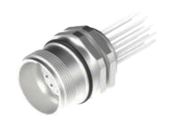 M 23雄ねじ-口金-フランジコネクタ-前取付-散線式19 PIN