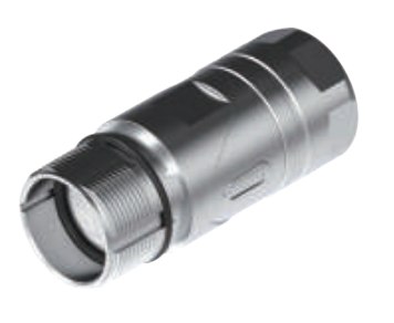 M 23雄ねじ-孔座-全金属コネクタ19 pin