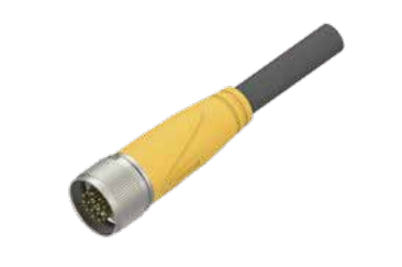 M 23-雌ねじ-針-プレキャストコネクタ-19 PIN