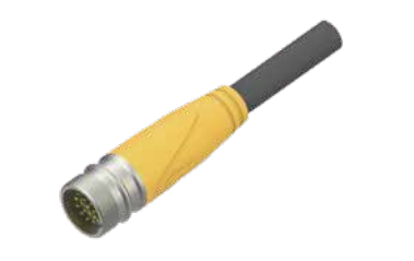 M 23-雄ねじ-針-プレキャストコネクタ-19 PIN