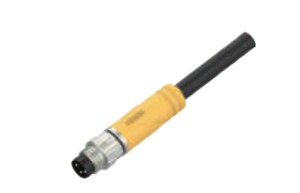 M8-針-プレキャストコネクタ-防振後退防止-シールド-8 PIN