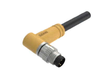 M8-コーナーニードル-プレキャストコネクタ-防振後退防止-シールド-8 PIN