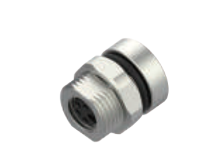 M8-口金-フランジコネクタ-後付け-PCB溶接式-3/4/5/6/8 PIN