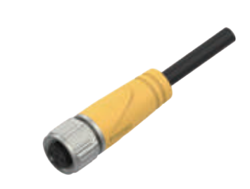 M12-口金-プレキャストコネクタ-防振後退防止-シールド-2/3/4/4.5/5 PIN