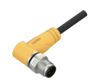 M12-コーナーニードル-プレキャストコネクタ-防振後退防止-シールド-6/8/12 PIN