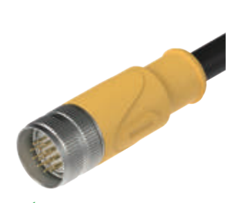 M23-雌ねじ-針-プレキャストコネクタ-19.11/19.14 PIN