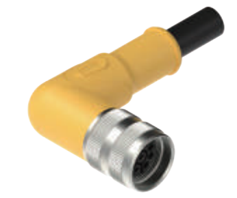 M23-雌ねじ-メス-プレキャストコネクタ-6/8 PIN