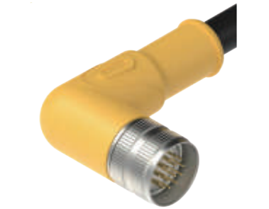 M23-雌ねじ-針-プレキャストコネクタ-12.11/12 PIN