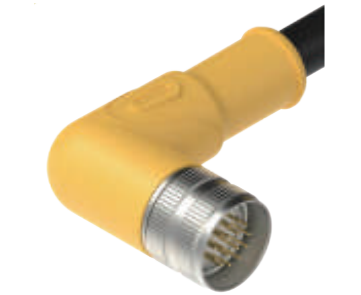 M23-雌ねじ-針-プレキャストコネクタ-19.15 PIN