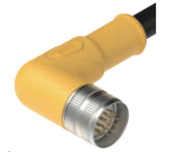 M23-雌ねじ-針-プレキャストコネクタ-19 PIN