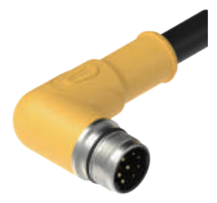 M23-雄ねじ-オス-プレキャストコネクタ-6/8 PIN