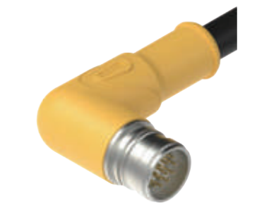 M23-雄ねじ-針-プレキャストコネクタ-17 PIN