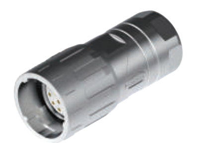 M23-チャックソケットナット-ソケット-フルメタルコネクタ-12/17 pin