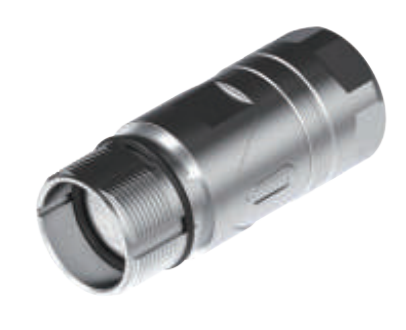 M23-雄ねじ-穴ホルダ-全金属コネクタ-19 pin